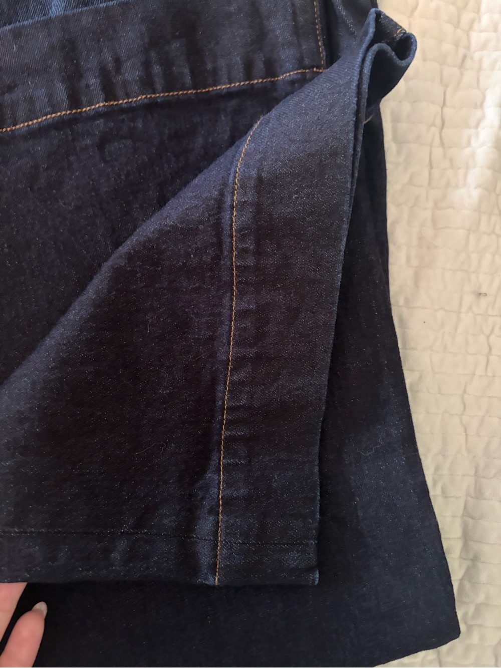 Joe's Jeans Dark Indigo Wide Leg High-Rise Jeans - Picture 7 of 15